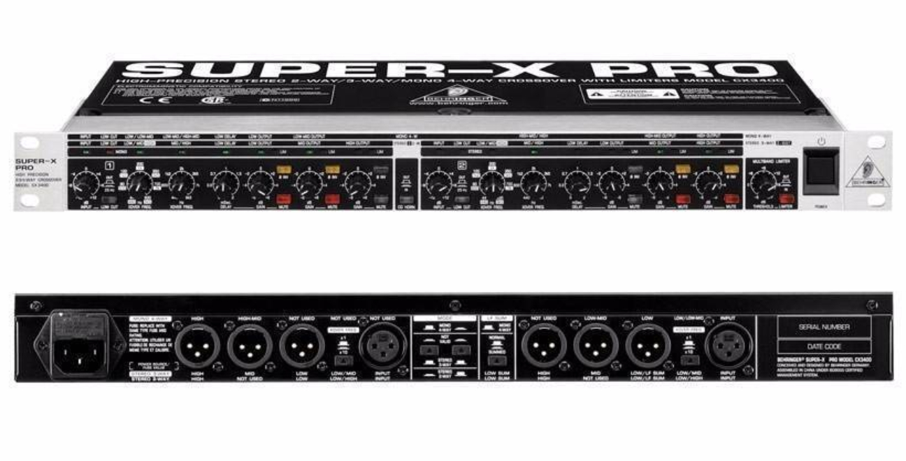 BEHRINGER CROSSOVER ELECTRONICO CX3400V2
