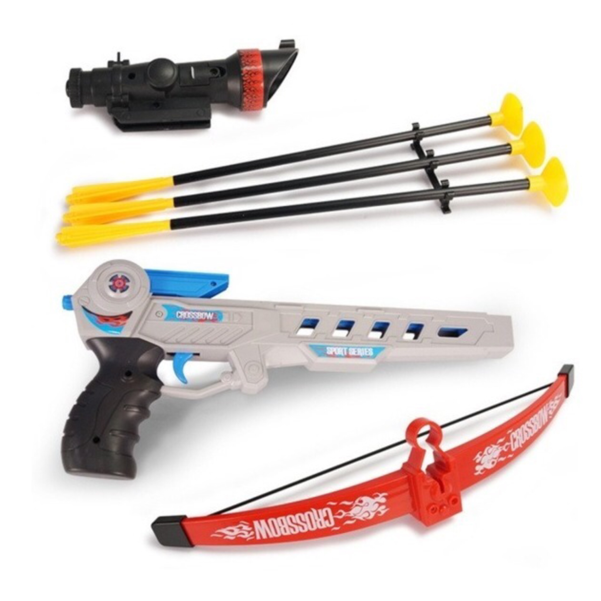 Juego De Arco Y Flecha Ballesta Con Laser Juguete