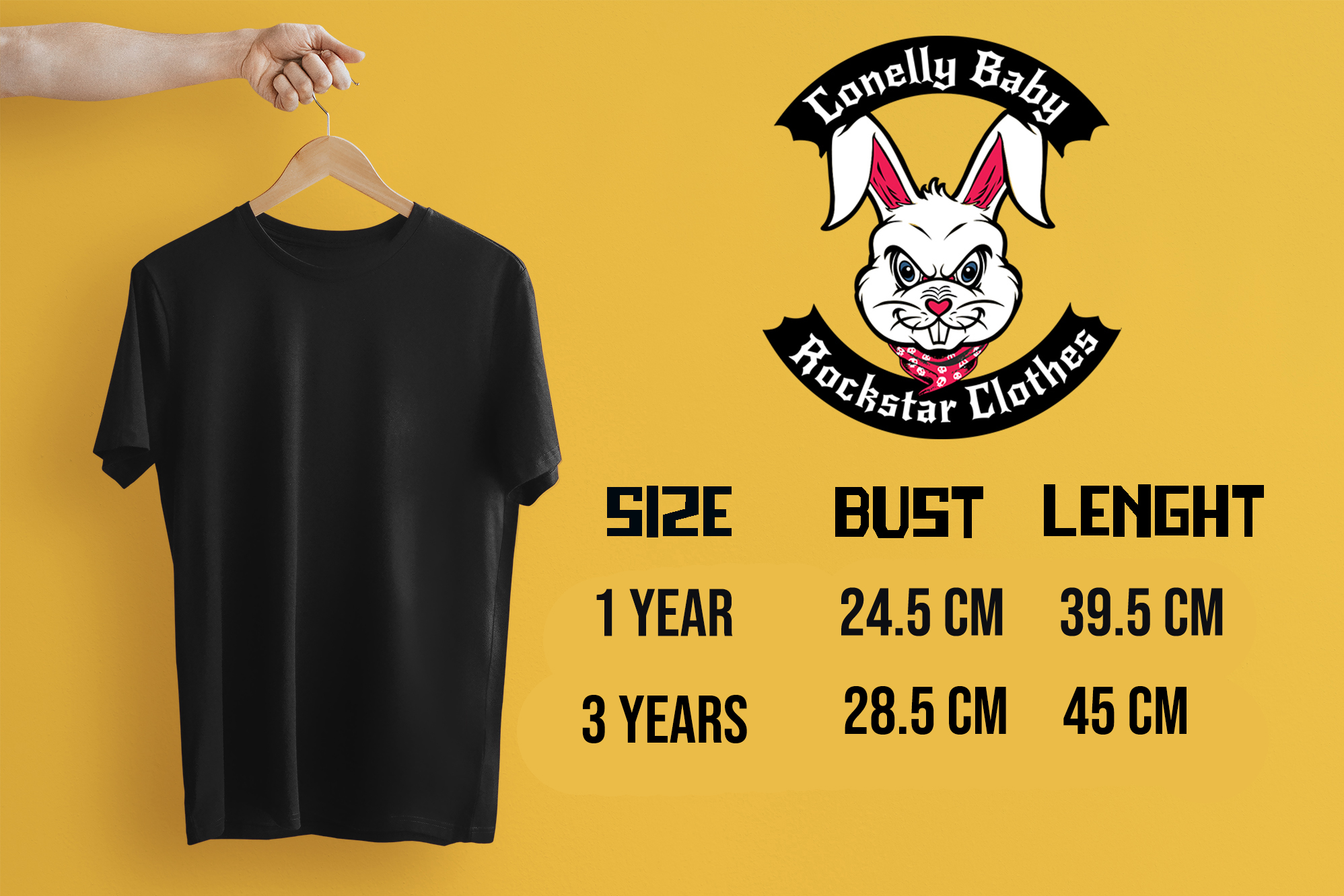 La Moda del Rock and Roll para los más pequeños: Playera para niños