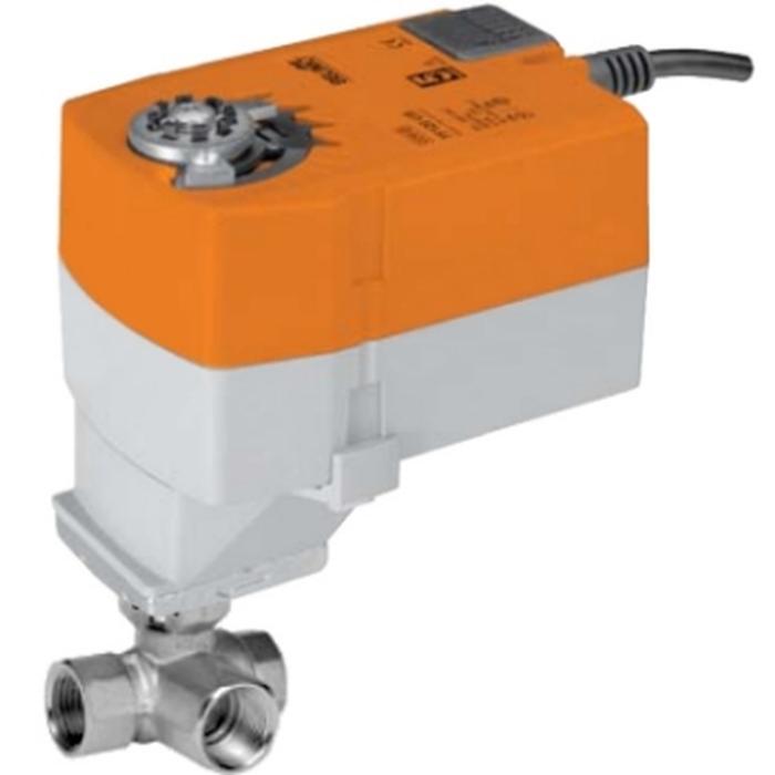 Válvula para Alta Temperatura MXTFR-080 RoscableOnOff3Vías 12" Diámetro24VACVDC10CvNiquelCromoBronce SpringOne TFR