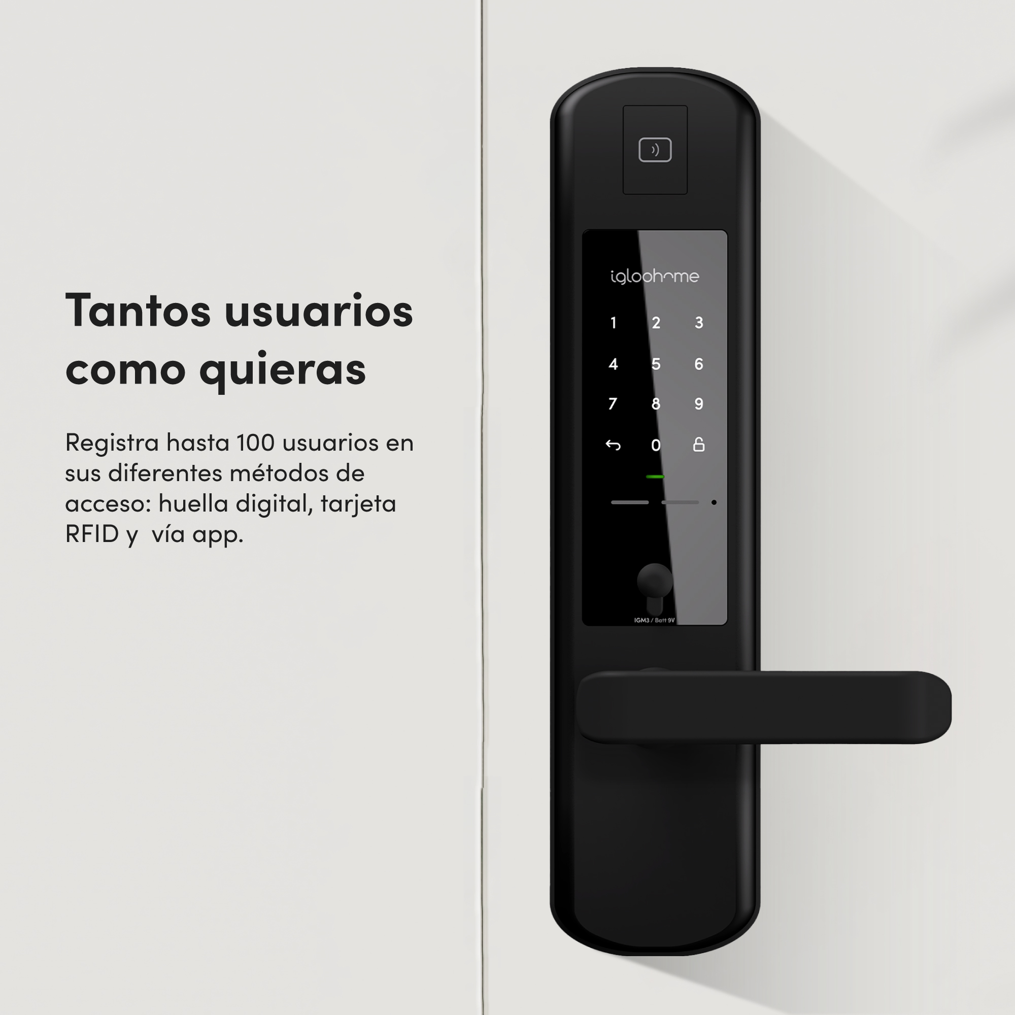 Cerradura Inteligente igloohome Mortise 2 - Ideal para Airbnb