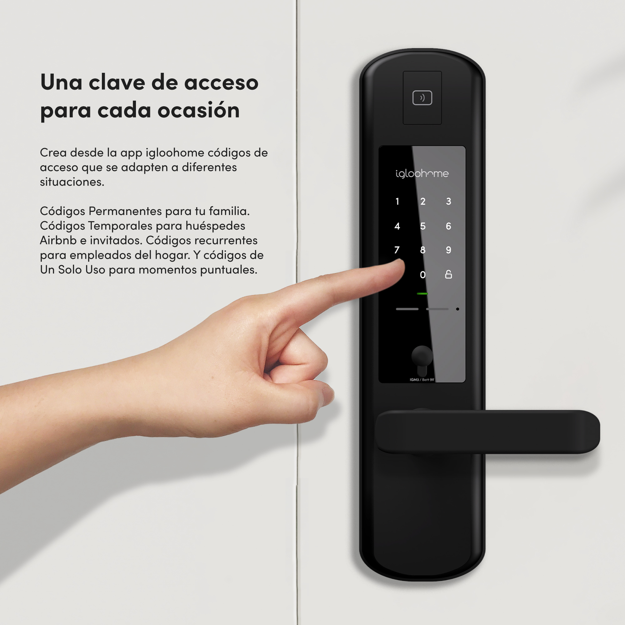 Cerradura Inteligente igloohome Mortise 2 - Ideal para Airbnb