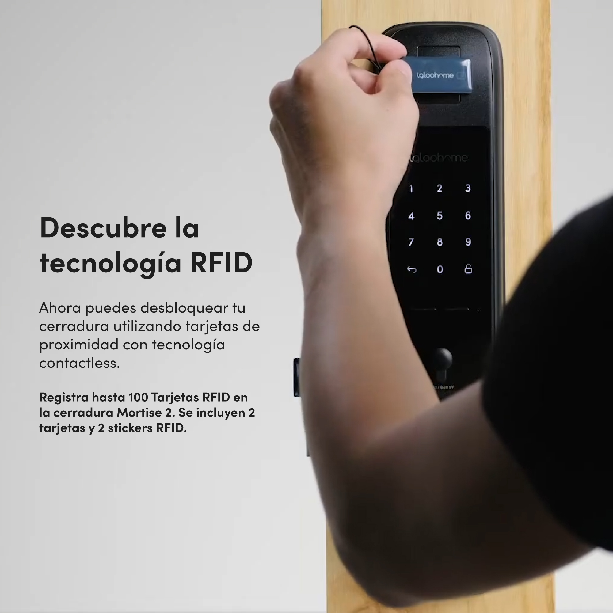 Cerradura Inteligente igloohome Mortise 2 - Ideal para Airbnb