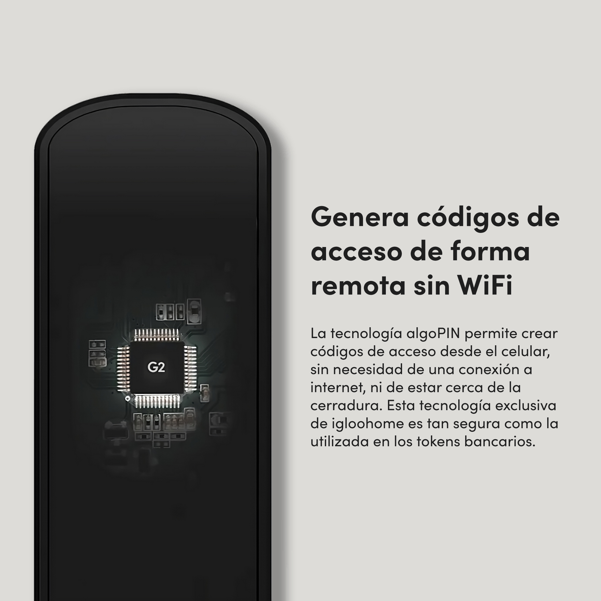 Cerradura Inteligente igloohome Mortise 2 - Ideal para Airbnb