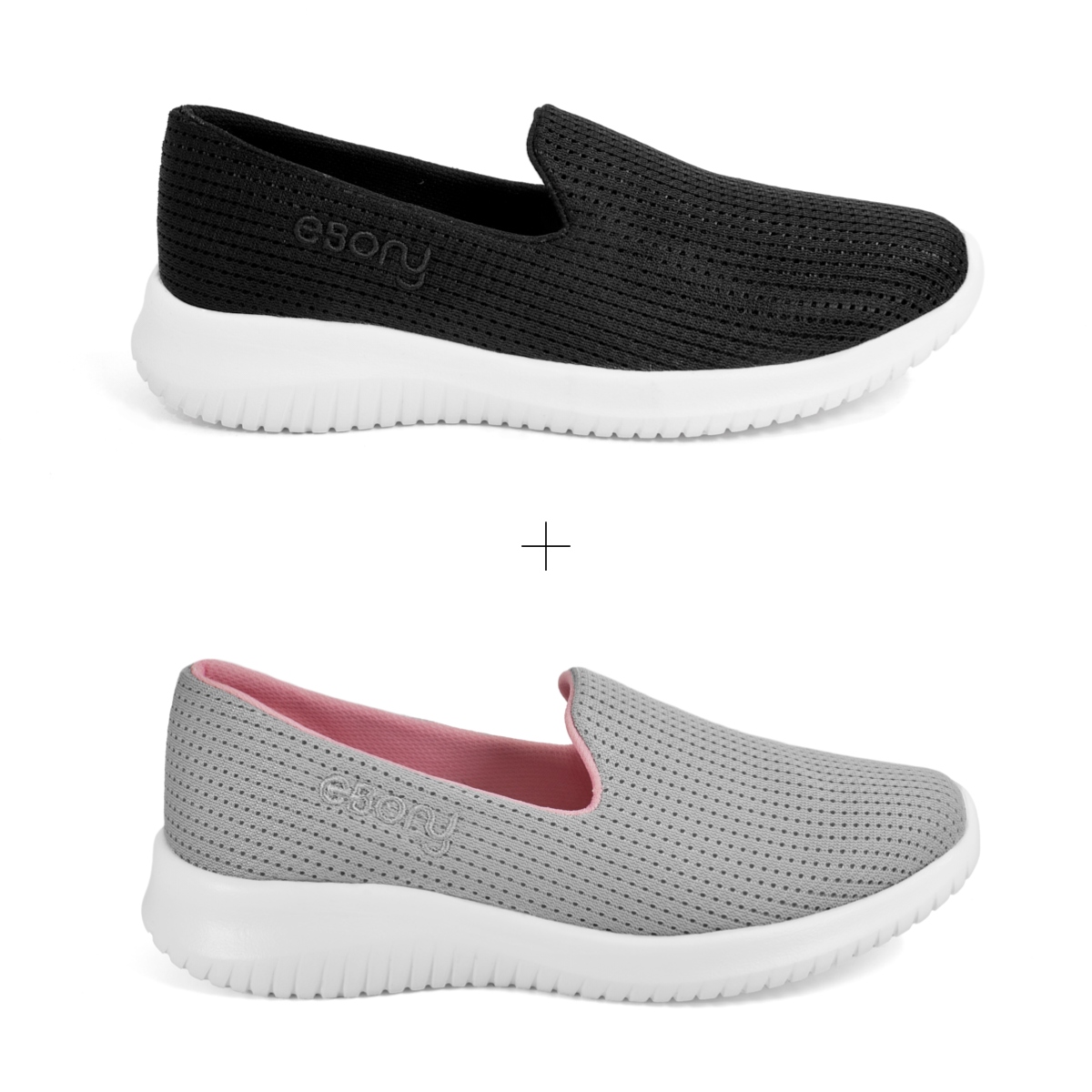 Tenis 2x1 Para Mujer Descanso Casuales Go Walk Comodos