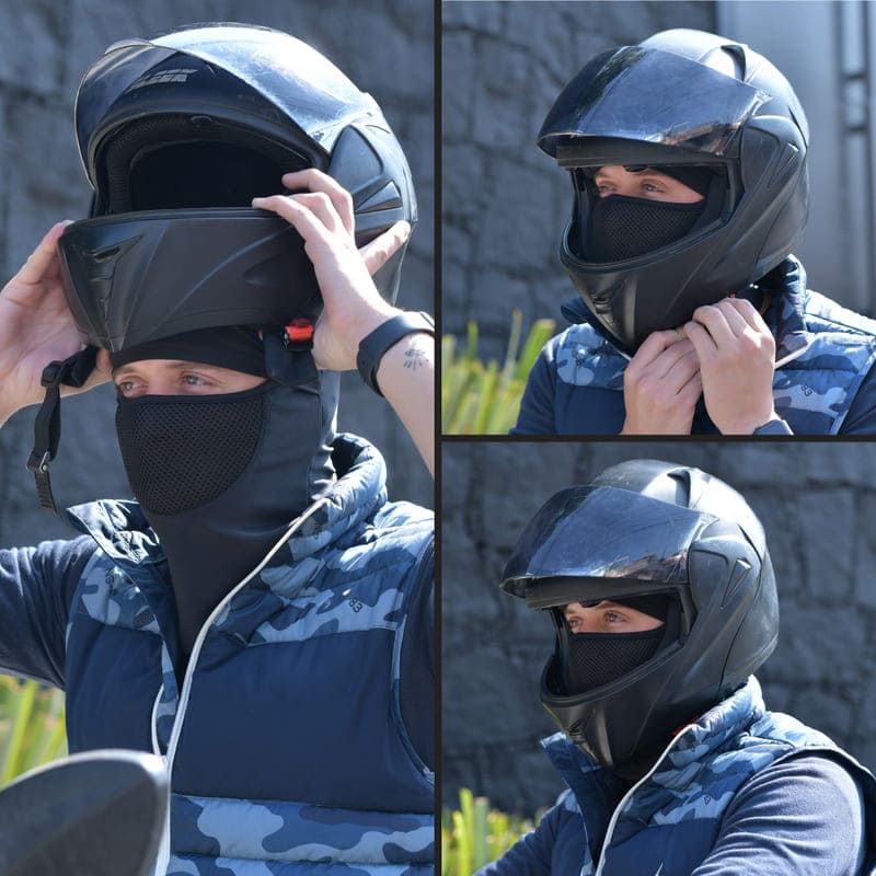 Balaclava con Malla Respirable Red Baboon Modelo Noder Pasamontañas para Moto
