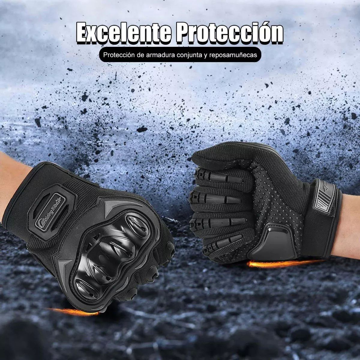  Guantes para Motociclista, Transpirable, Compatible con Pantalla Tactil, Accesorio para Motos