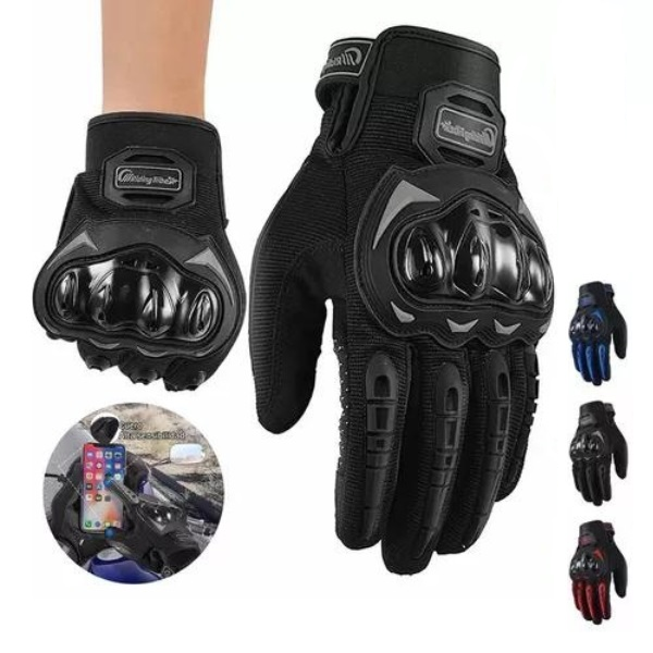  Guantes para Motociclista, Transpirable, Compatible con Pantalla Tactil, Accesorio para Motos