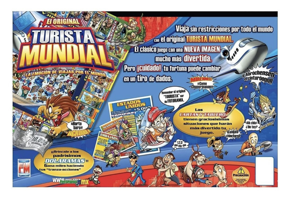 Juego de mesa Turista Mundial Fotorama 0660-PT000 FUNBU