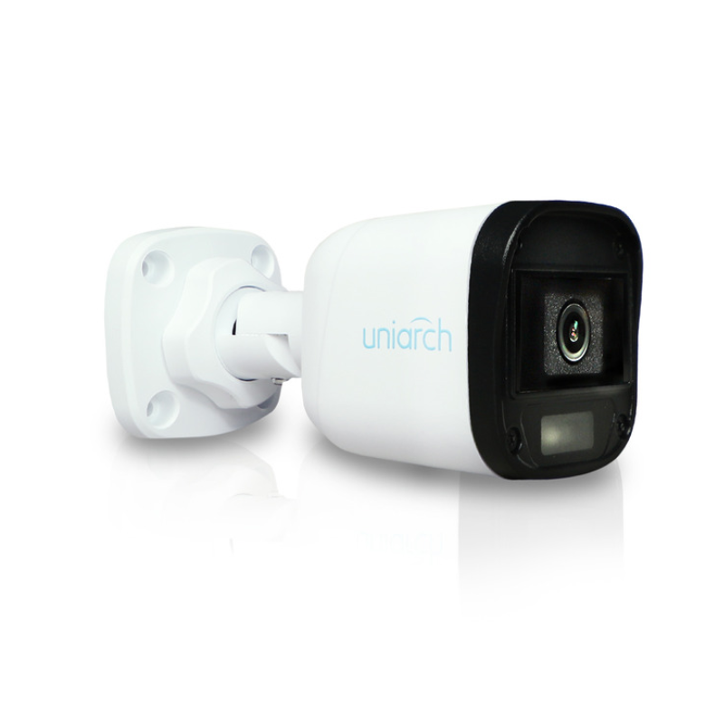 Kit Uniarch 4X4 calidad 1080P 2MP análogo bullet exterior UN104G3 tecnologia Colorhunter video a color 24/7