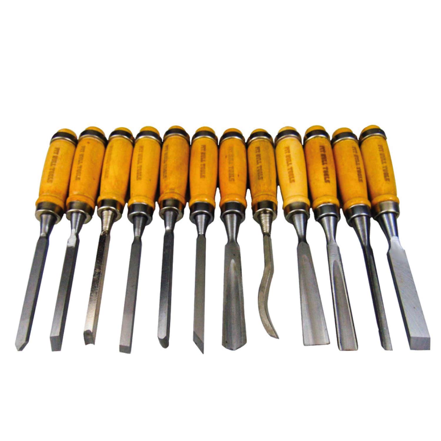 Juego Gurbias 12 Piezas Profesionales Tallado Madera Carpintero Herramienta