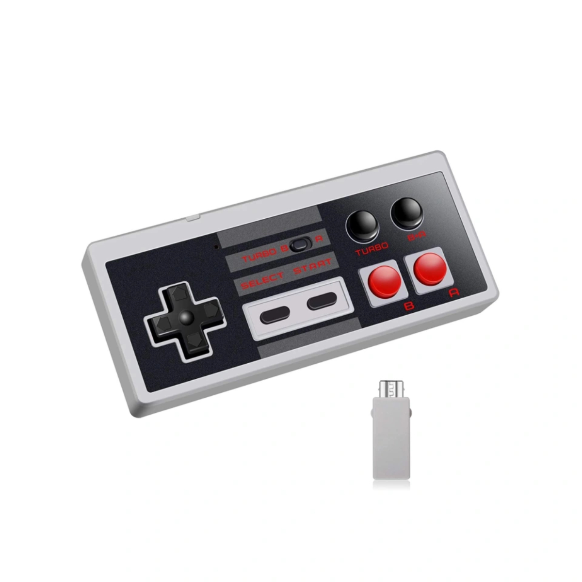 Mini NES Control Bluetooth Compatible Con Mini NES (Blanco)