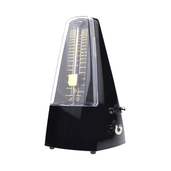 Metrónomo de Péndulo Mecánico Joyo JM-69 Negro 