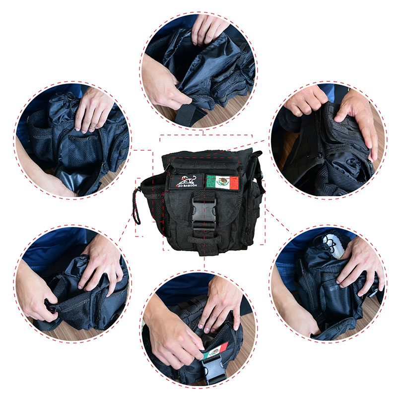 Bandolera Hombre Red Baboon Modelo Dloid  12 Compartimentos Pechera Tactica