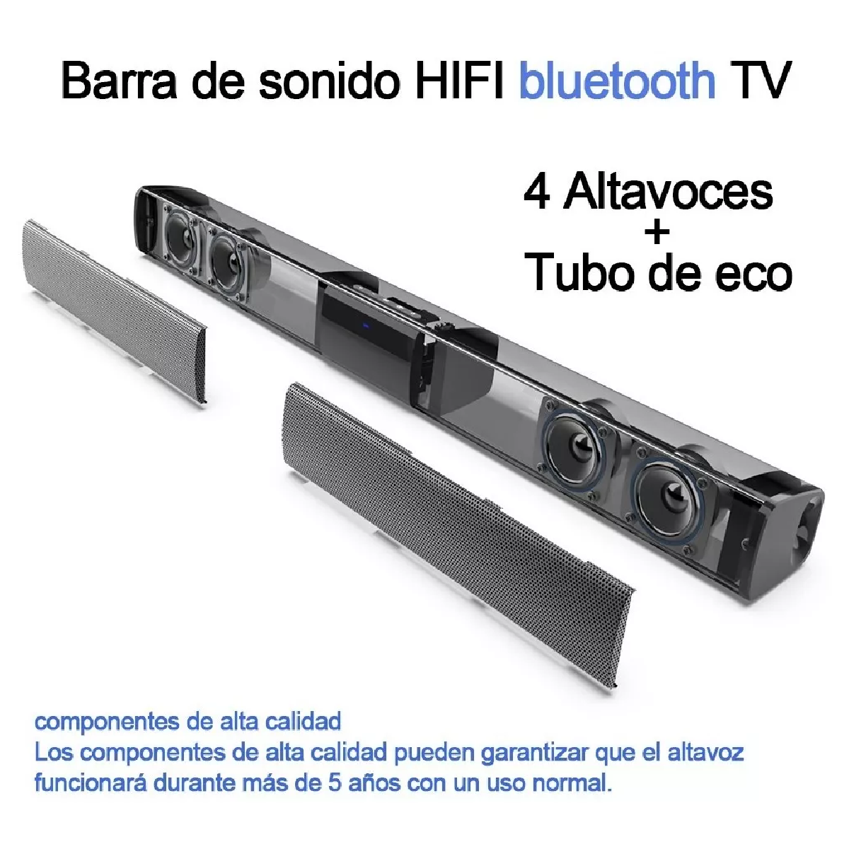 Barra De Sonido Bs-28b Bocina Bluetooth Recargable Altavoz