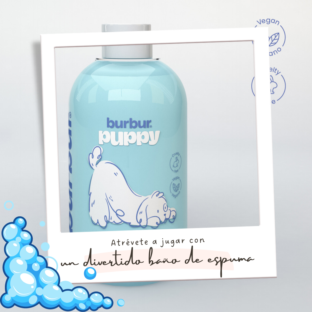 Burbur Shampoo Puppy para Perros y Gatos de todas las razas de 400 ml