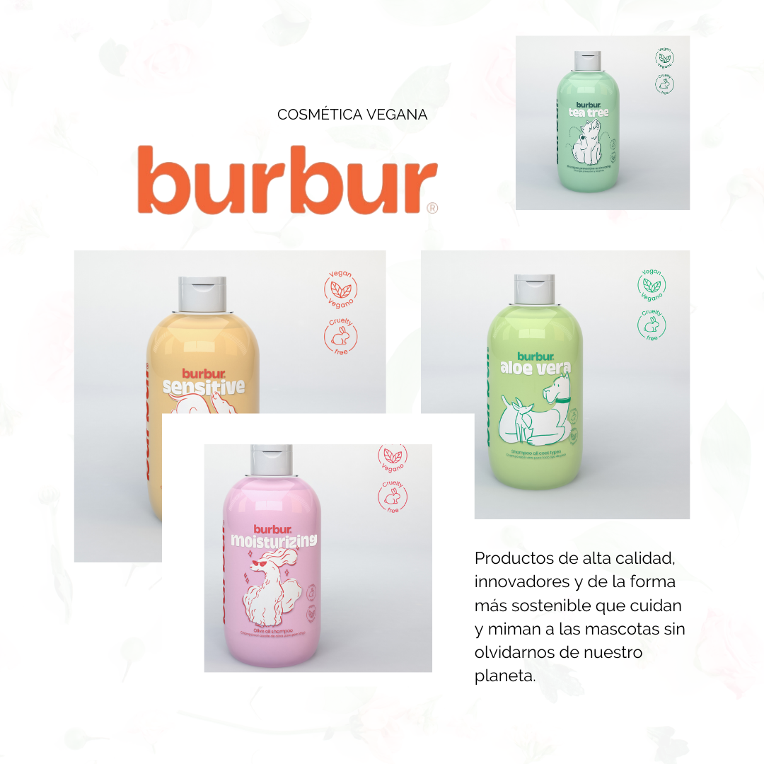 Burbur Shampoo Puppy para Perros y Gatos de todas las razas de 400 ml