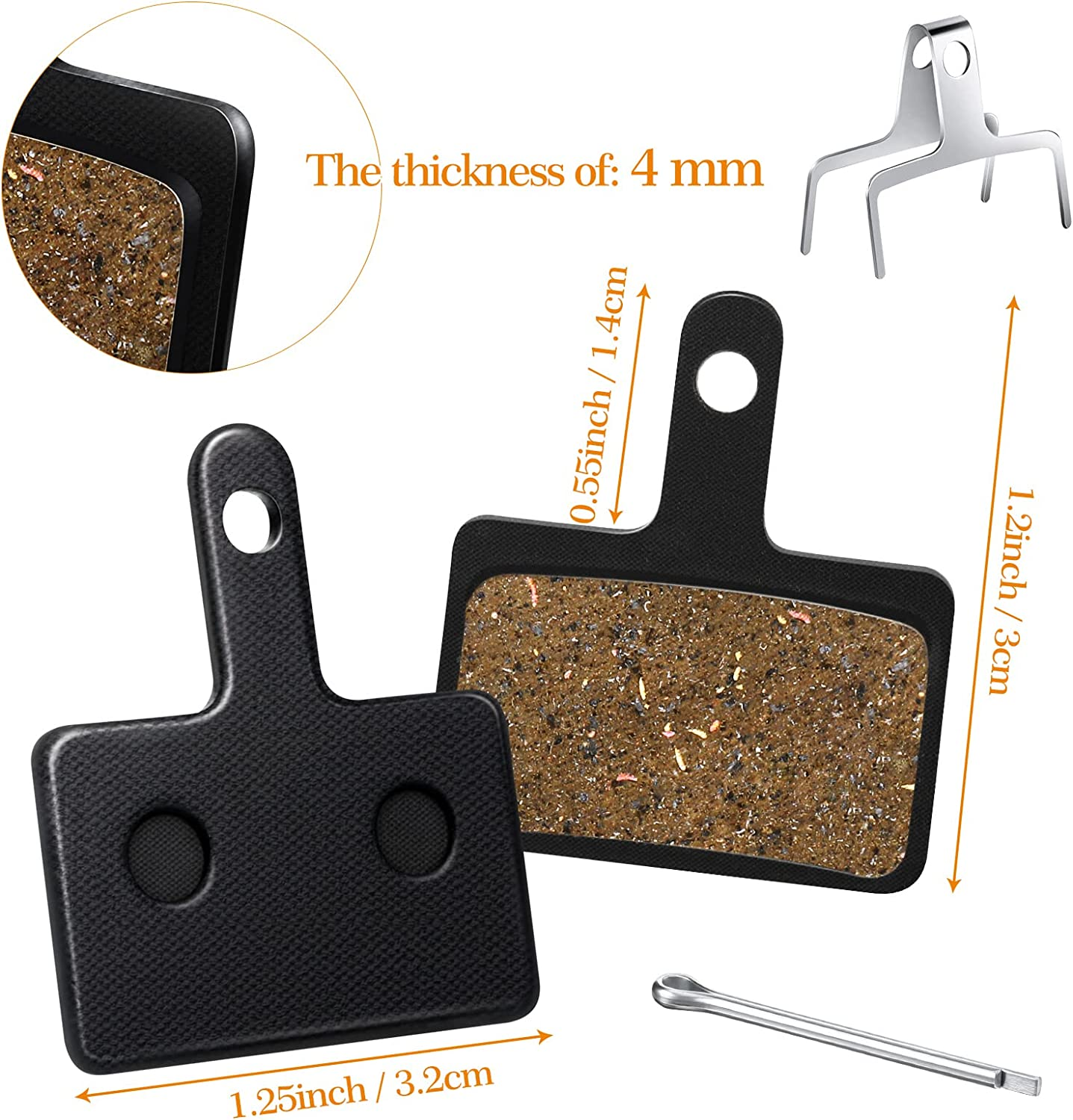 4 Juegos Balatas Shimano B01s Tektro M315 M355 M395 Mt200