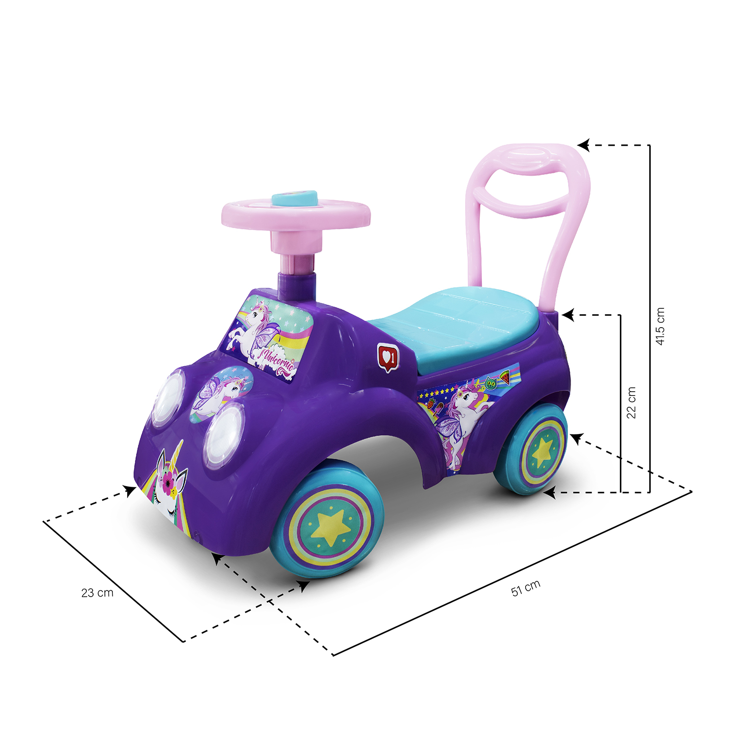 Carro Montable Unicornio