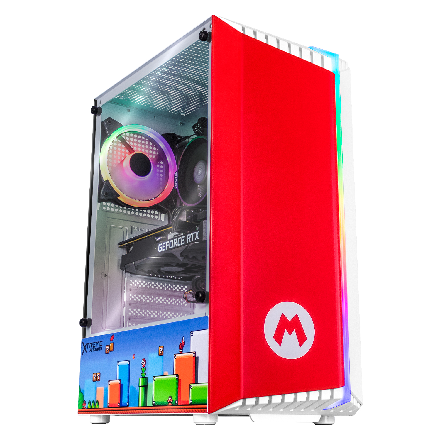 Xtreme PC Gaming Geforce RTX 3050 AMD Ryzen 5 5600X 16GB SSD 1TB WIFI Mario 