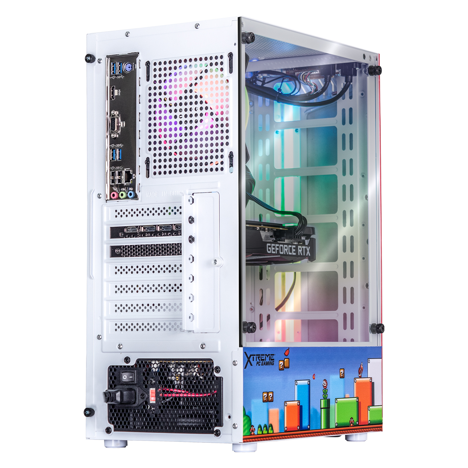 Xtreme PC Gaming Geforce RTX 3050 AMD Ryzen 5 5600X 16GB SSD 1TB WIFI Mario 