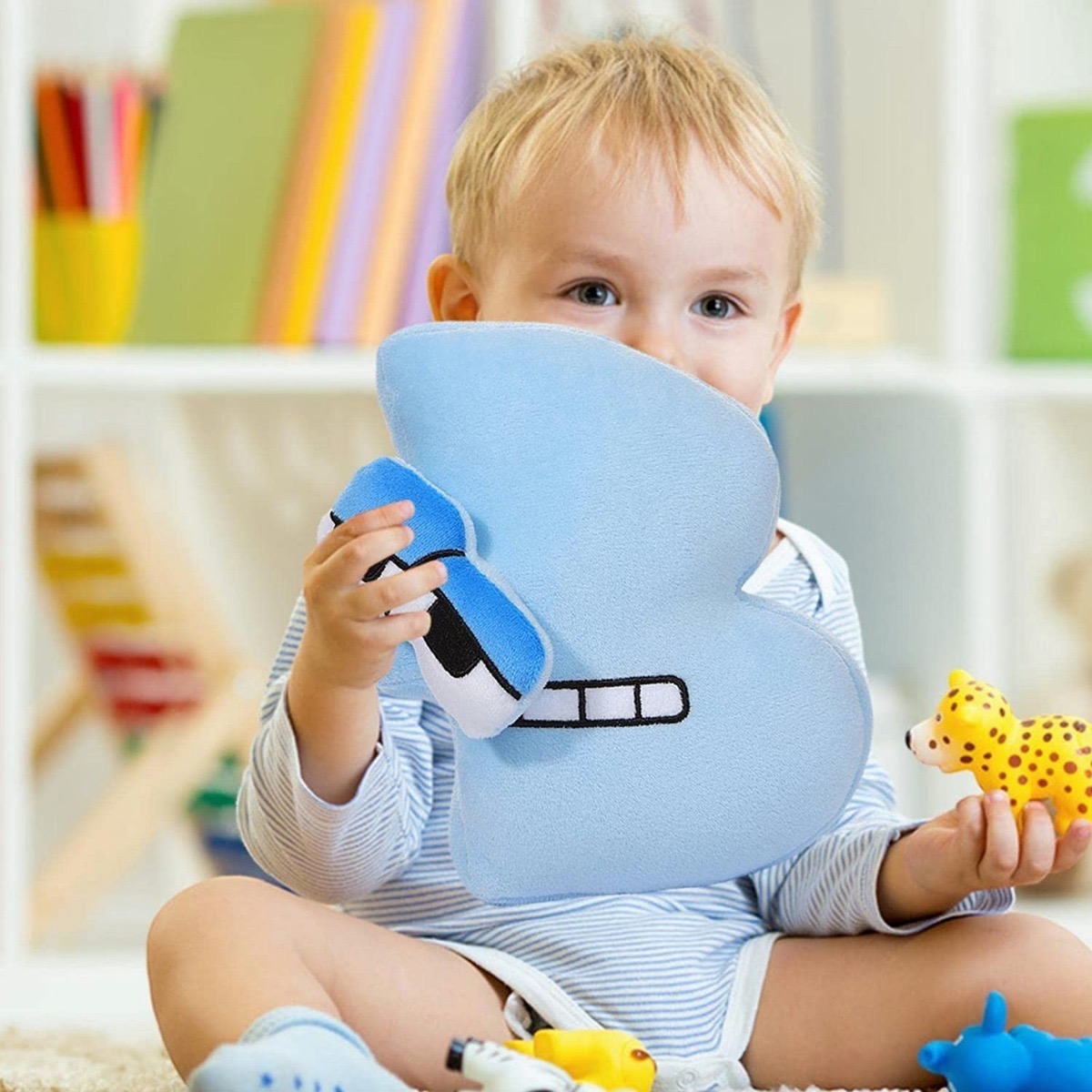 Alfabeto Lore Abc Juguete De Peluche Muñeca Para Niños FUNBU (letra B)