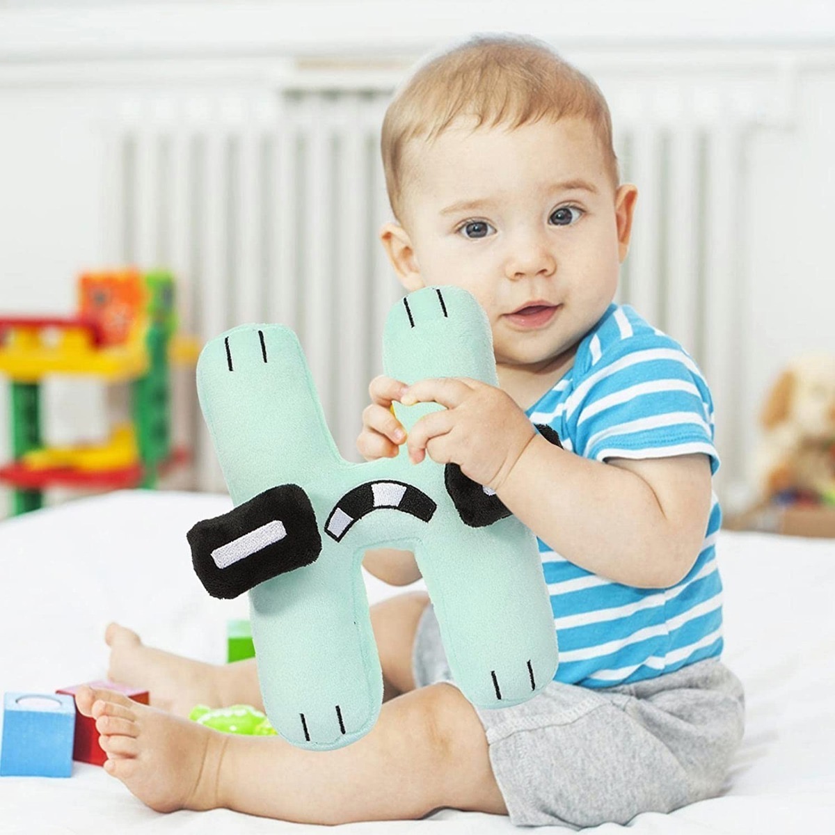 Alfabeto Lore Abc Juguete De Peluche Muñeca Para Niños FUNBU (letra H)