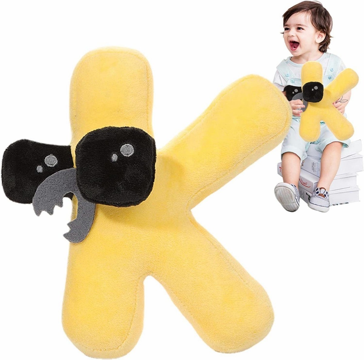 Alfabeto Lore Abc Juguete De Peluche Muñeca Para Niños FUNBU (letra K)