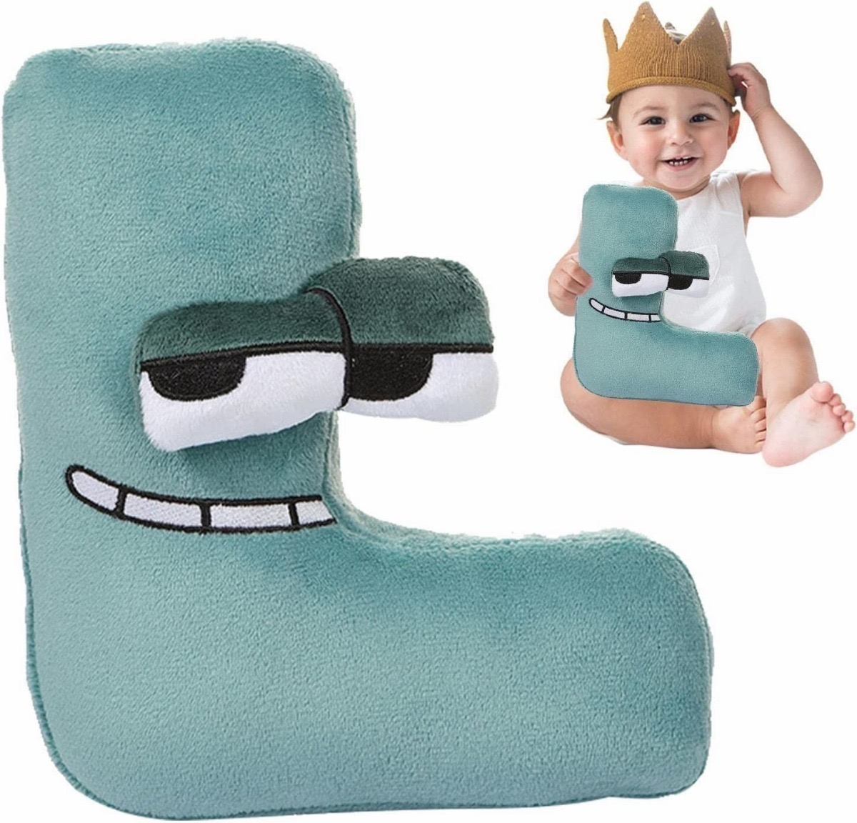 Alfabeto Lore Abc Juguete De Peluche Muñeca Para Niños FUNBU (letra L)