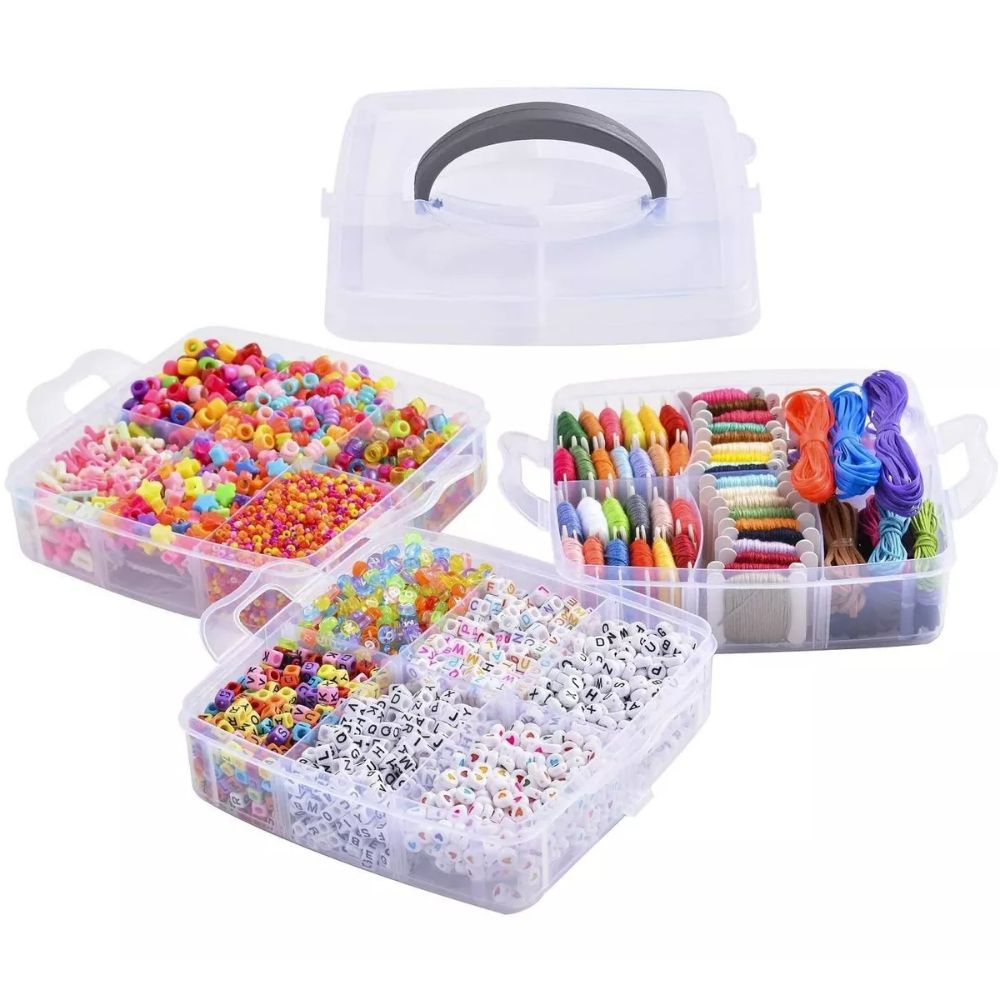 Set Kit Para Hacer Pulseras 5006 Piezas Peirich