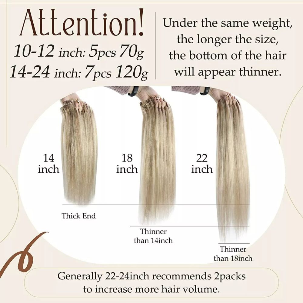 Extensiones Reales Marrón Caramel Blondes Marrón 70g 12in