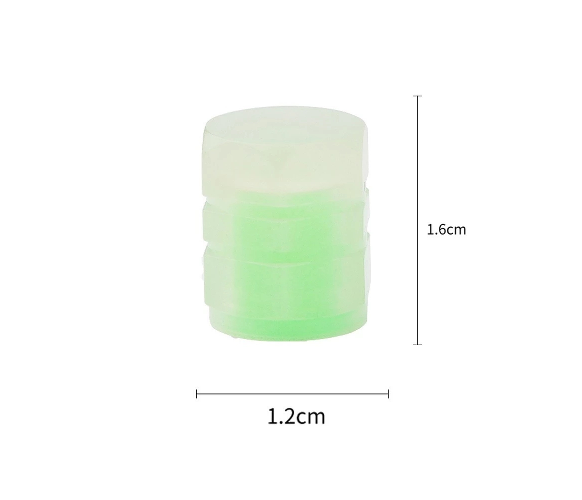 Tapas válvula neumático luminoso moto accesorio fluorescente brillante rueda bicicleta decoración