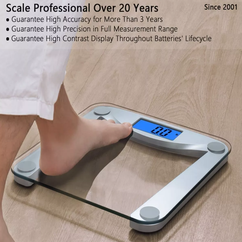 Vitafit Báscula Digital De Baño Peso Corporal 180kg Precisión
