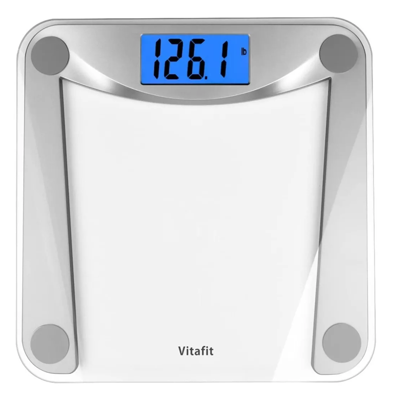 Vitafit Báscula Digital De Baño Peso Corporal 180kg Precisión