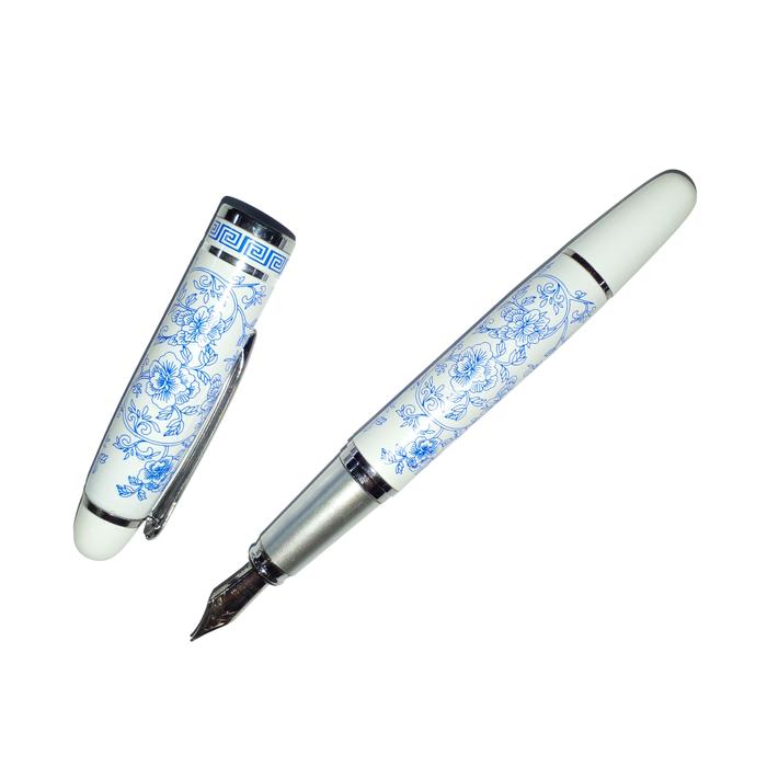 Pluma Tipo Fuentes Resistibles MXXLP-004-2 2pzas 0,5mm Punta Azul 2 Tintas Morada Acero Inoxidable Para Cartucho SmallCartri 3,4mm, PorcelainLuy