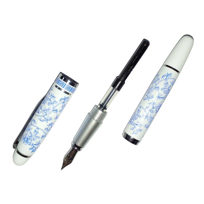 Pluma Tipo Fuentes Resistibles MXXLP-004-2 2pzas 0,5mm Punta Azul 2 Tintas Morada Acero Inoxidable Para Cartucho SmallCartri 3,4mm, PorcelainLuy