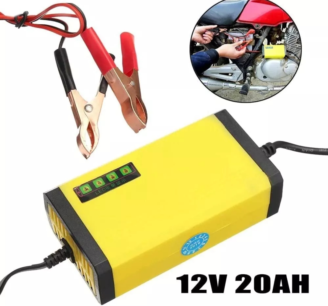 Cargador De Baterías Automotriz Automático Inteligente 20ah