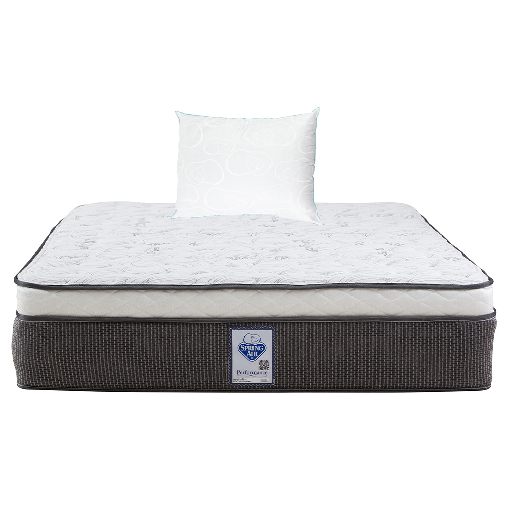 Colchón Spring Air King Size LeMans Con Almohada Oso