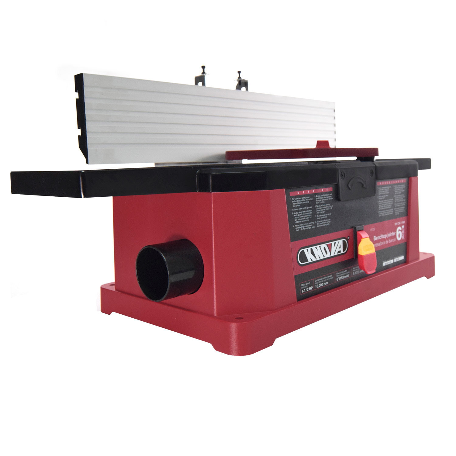 Knova Canteadora para madera de banco 6 pulgadas profesional 1.5 HP 1100W 10000 RPM