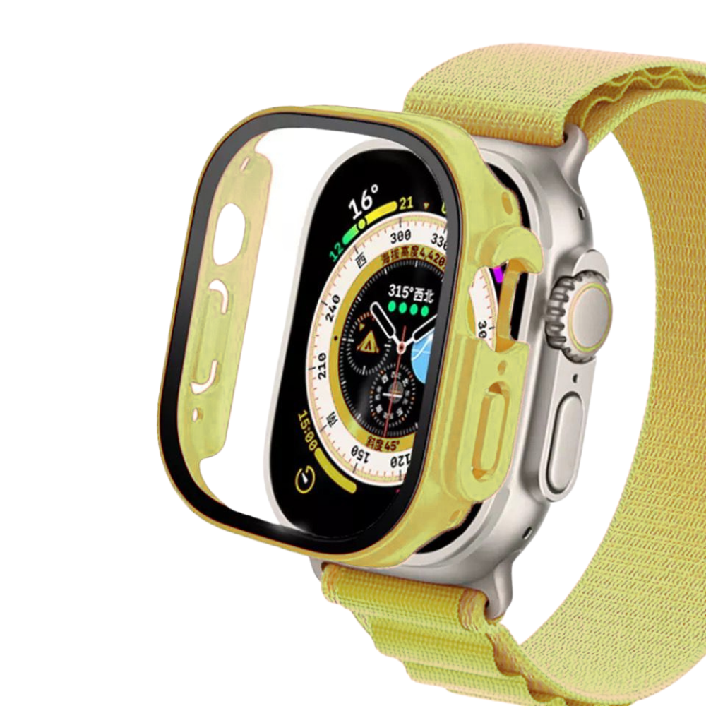 iwatch: correa transparente para Apple Watch, brazalete deportivo para entrenamiento con protección de estuche, correa a prueba de golpes para Apple Watch series