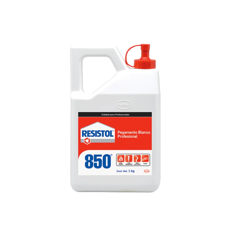Resistol 850 pegamento profesional para madera blanco 1 kg