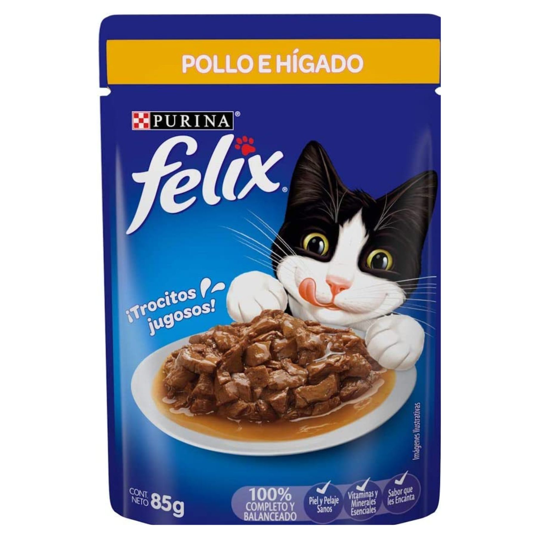 Alimento húmedo para Gato Pack 24 de 85g Purina Felix