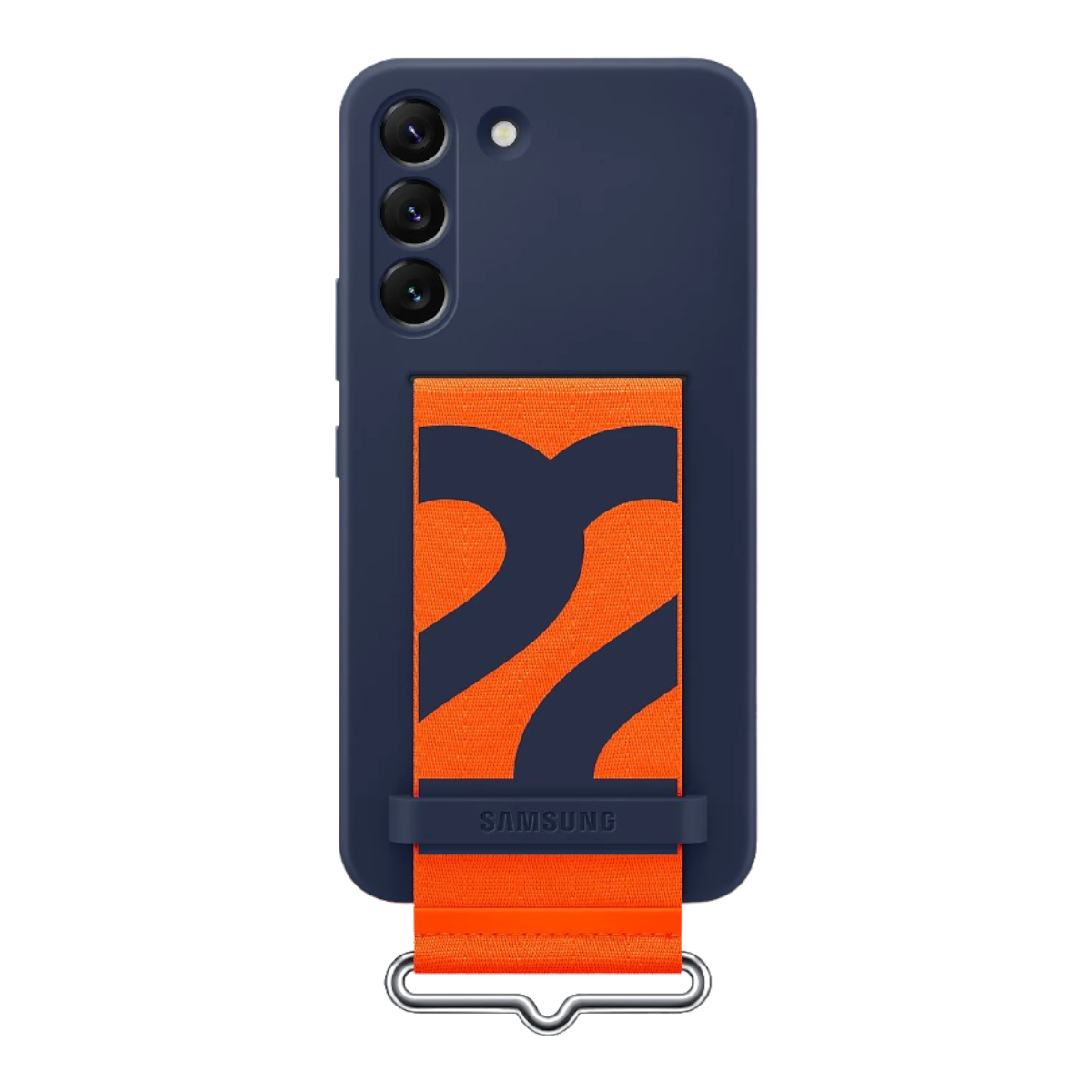 Funda Samsung Original Silicone Strap para S22+ Plus Color Azul Marino
