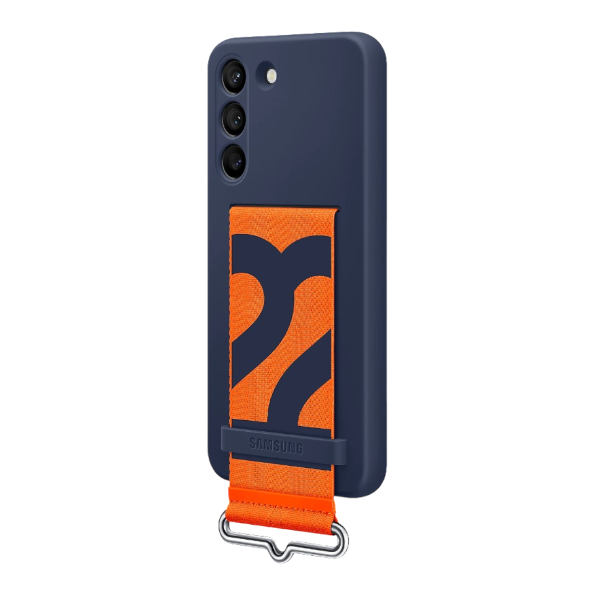 Funda Samsung Original Silicone Strap para S22+ Plus Color Azul Marino