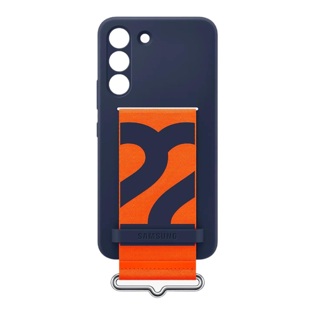 Funda Samsung Original Silicone Strap para S22+ Plus Color Azul Marino
