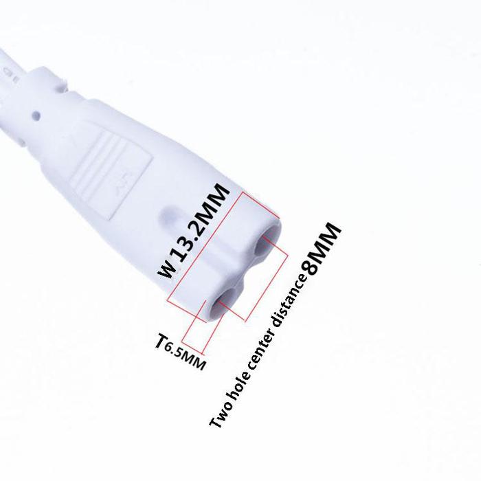 Conexión Lámparas MXCBN-001-1 1pz 1m 13x6,5mm blanco conexión lámpara LED BiConnect