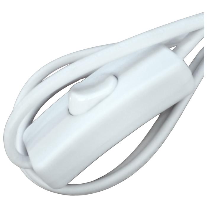 Conexión Lámparas MXWWP-001-2 1pz 110cm 13x6,5mm Blanco Interruptor Lámpara LED PowerLight