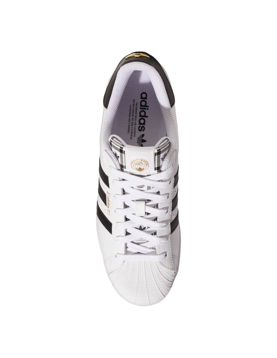 TENIS ADIDAS SUPERSTAR FOUNDATION BLANCO CON NEGRO