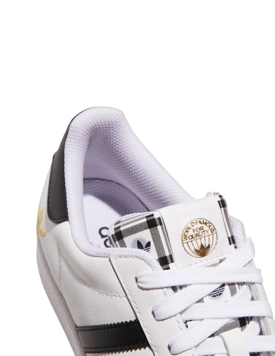 TENIS ADIDAS SUPERSTAR FOUNDATION BLANCO CON NEGRO