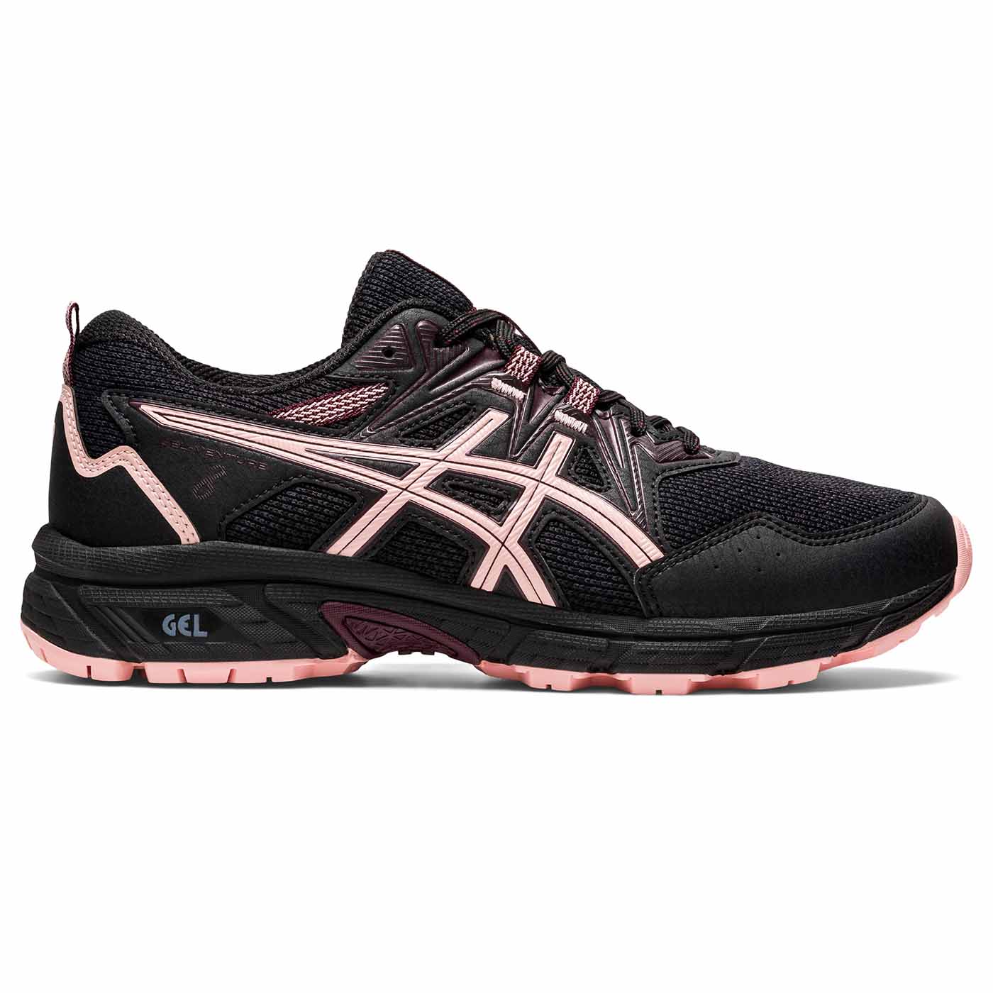 TENIS ASICS MUJER NEGRO GEL-VENTURE 8 1012A708.009 + CALCETAS DE REGALO